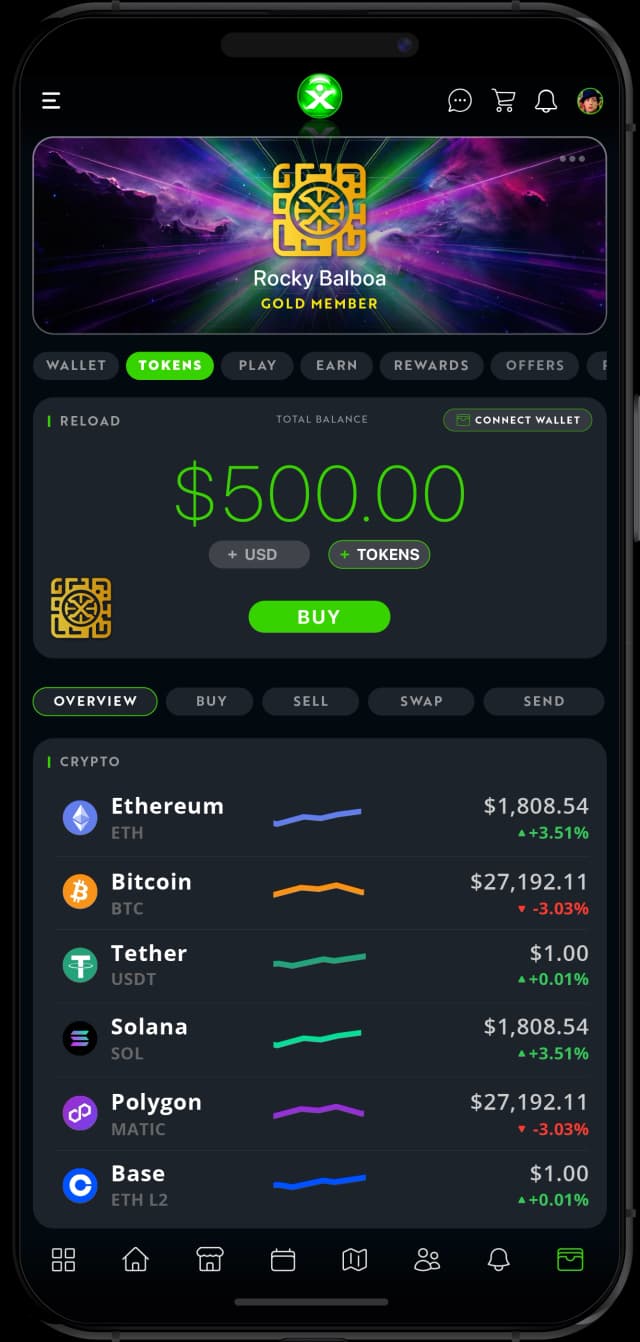 GameMax Wallet main